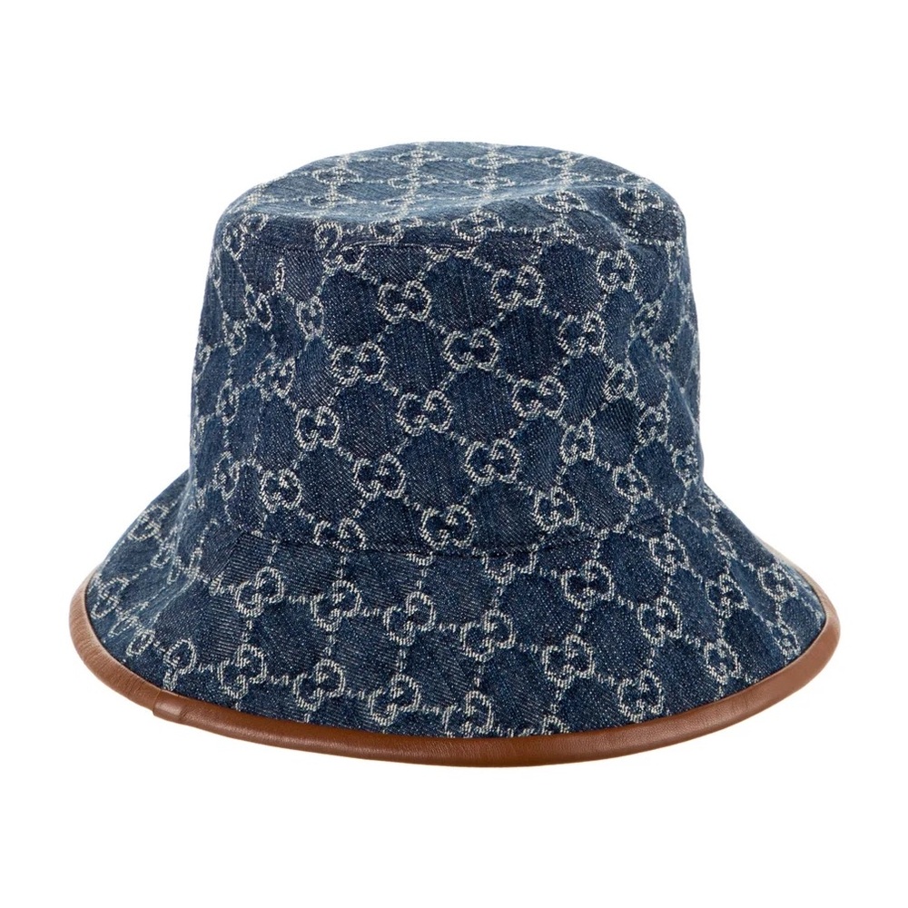 GG canvas bucket hat. Style: 576371 4HAC3 4264
Size: S - Picture 2 of 4
